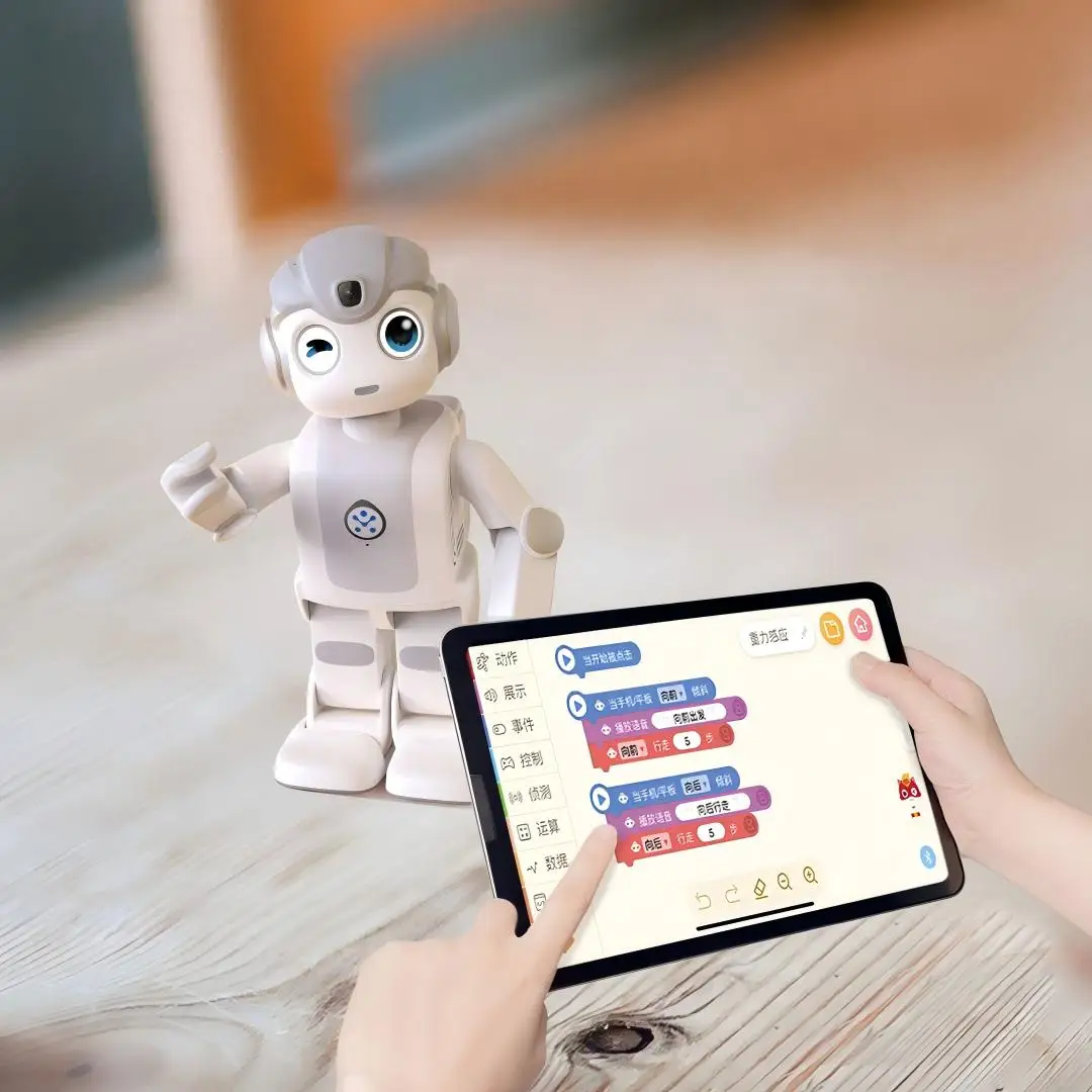 UBTECH Alpha Mini Smart AI STEM Educational Robot With 4GB RAM & 4060mAh Battery Talking Learning Humanoid Kids Toy