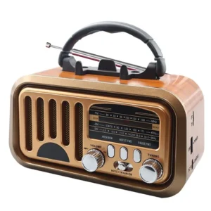 Hot-Portable Vintage Radio Classic Retro Style Wireless Bluetooth FM AM SW Speaker With TF Card And USB MP3 Player