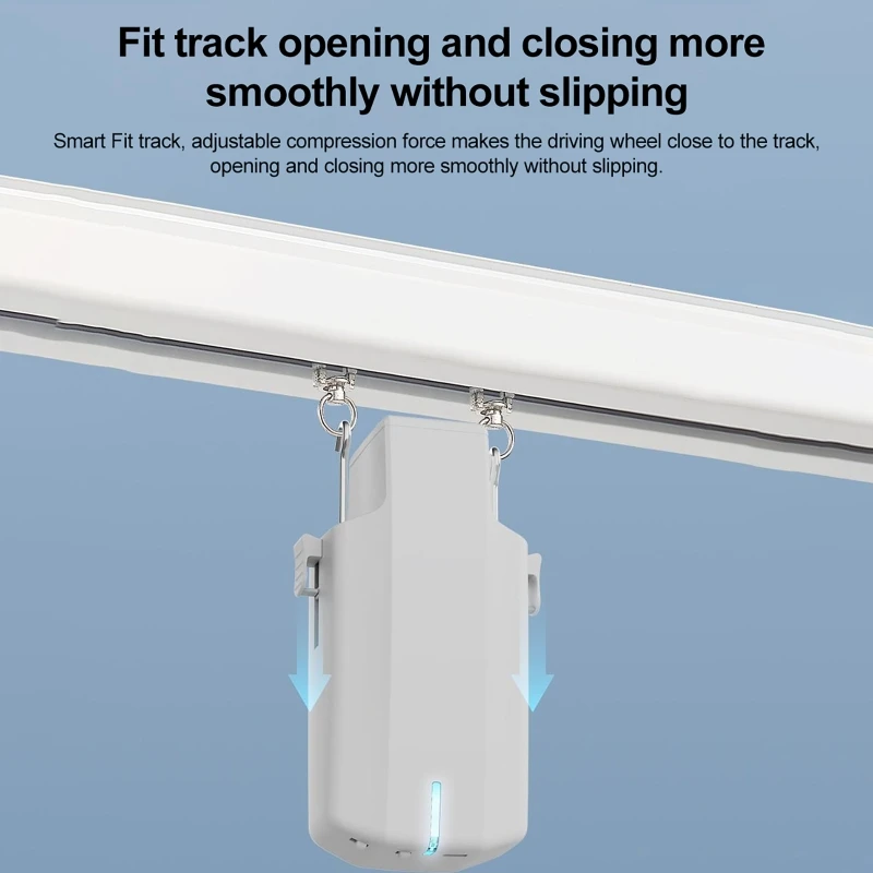 Smart Electric Curtain Robot Track Motor Remote Control Home Electric Drive Track Rod Automatic Curtain Opener Curtain Motor - Image 3