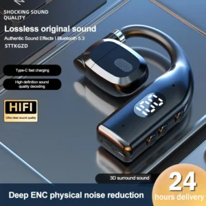 Wireless Bluetooth Headphones Bone Conduction Earphones With Microphone Handsfree Noise Canceling Headset For Driving Audifonos