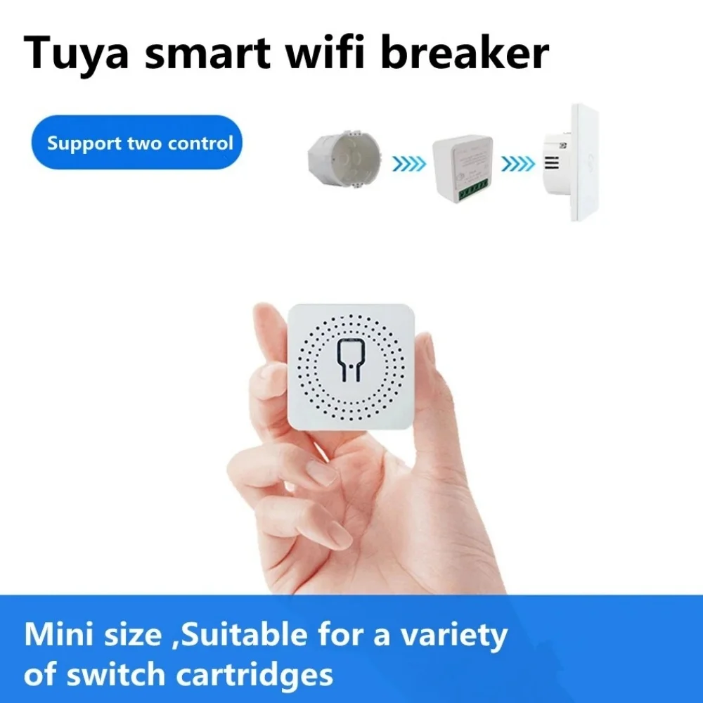 16A WiFi Smart Switch Mini Circuit Breaker APP Remote Control Timer Switch Compatible with Smart Life Alexa Yandex Alice - Image 3