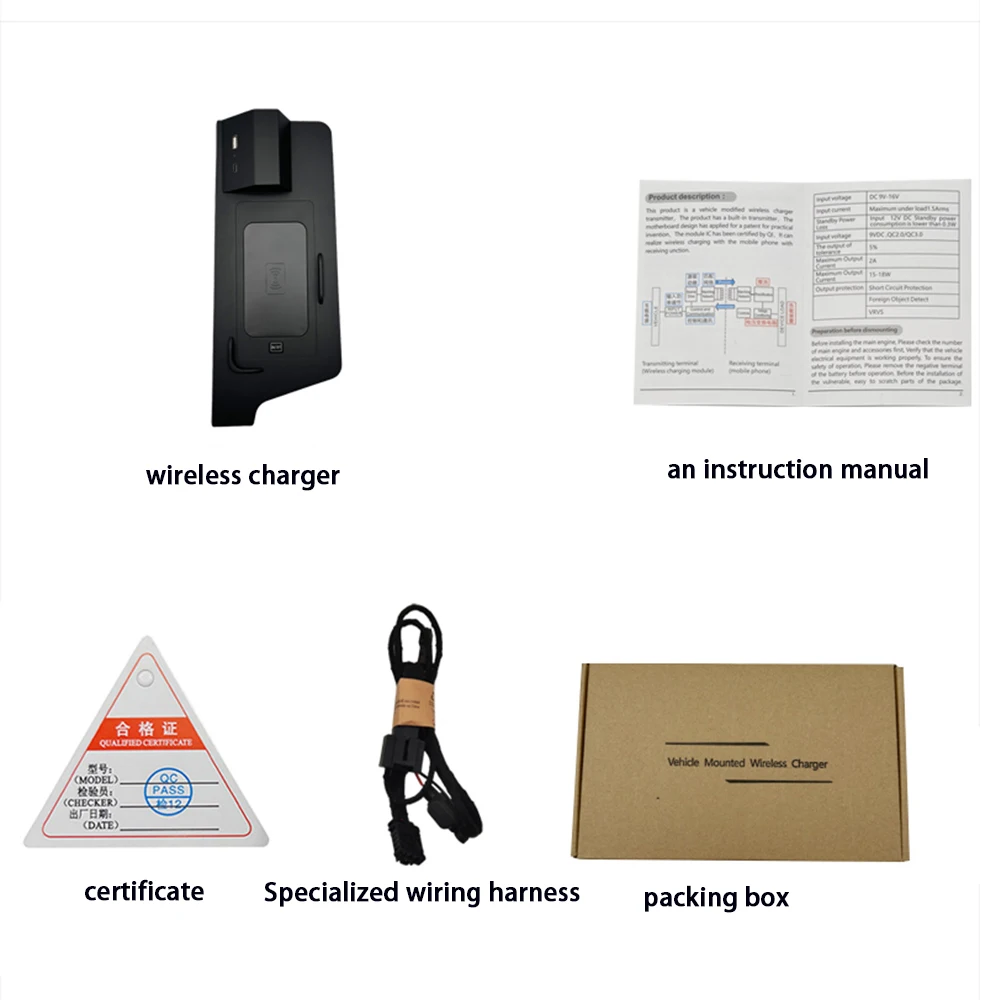 for Toyota Kijang Innova Zenix Suzuki Invicto AG10 Copilot Storage Wireless Mobile Phone Charger QI 18W iPhone Magsafe Charging - Image 6