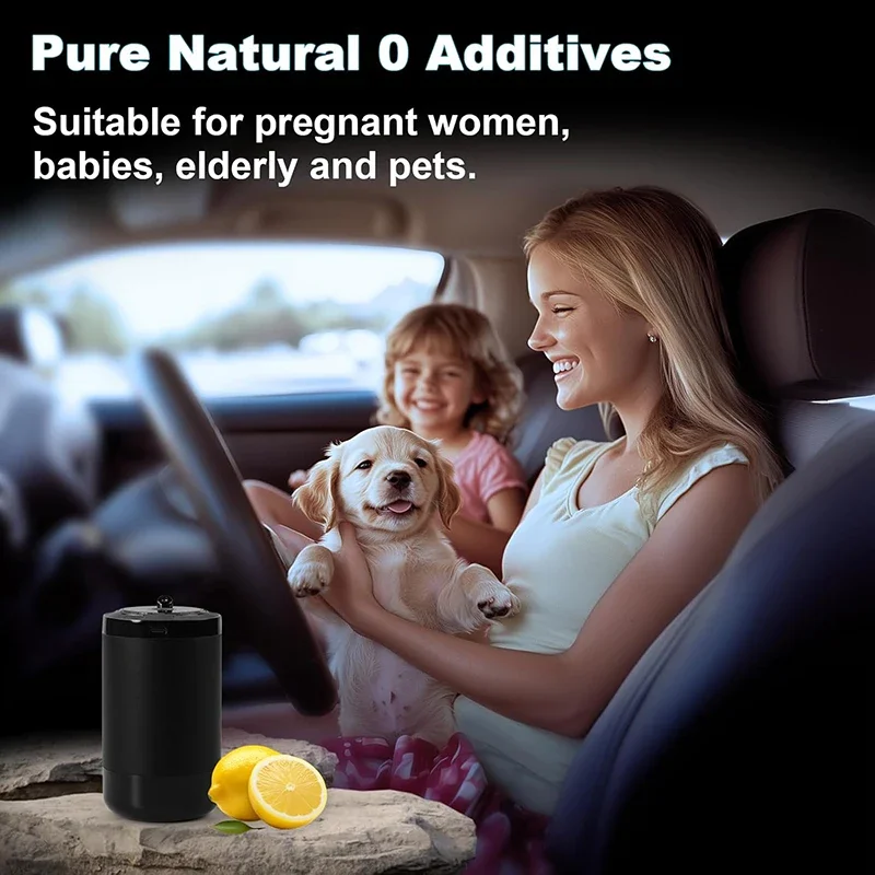 Smart Car Air Aromatherapy Diffuser Fragrance Car Air Fresheners Adjustable Humidifier Essential Oil Diffuser LED Ambient Light - Image 6