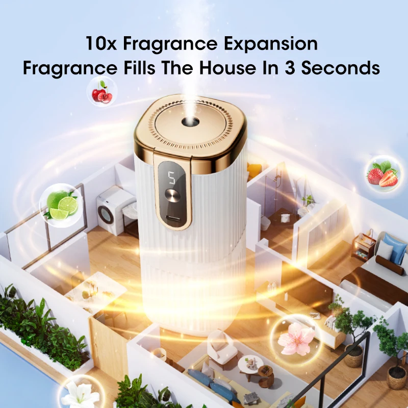 Smart 5-gear Full-automatic USB Plant Essential Oil Diffuser Perfume Humidifier Home Car Deodorization Aromatherapy Machine - Image 4