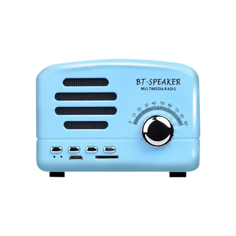 Classic Style Strong Bass Enhancement Loud Volume Sound Box With FM Radio BT01 Retro Bluetooth-compatible5.0 Speaker Wooden Old - Image 5