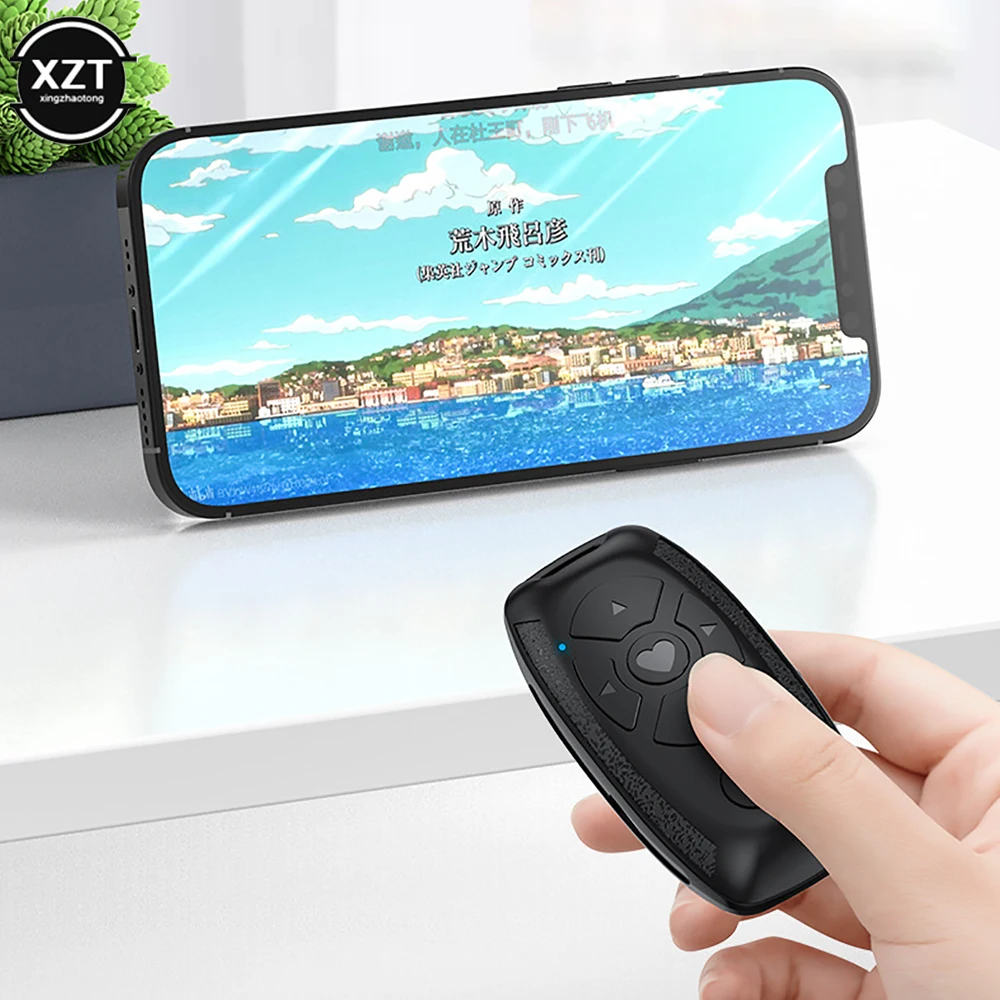 Universal Mobile Phone Selfie Camera Shutter Bluetooth-compatible Remote Control Button Buit-in Battery Rechargeable Controller - Image 5