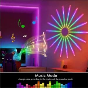2026 Firework Strip Lights LED Bluetooth APP Control Neon Strip USB 5V Changing Smart Lamp Sync Music Bedroom Decor Dream Light