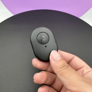Bluetooth-Compatible Wireless Remote Control Rechargeable Selfie Stick Shutter Release Photo Button for Smartphone Universal