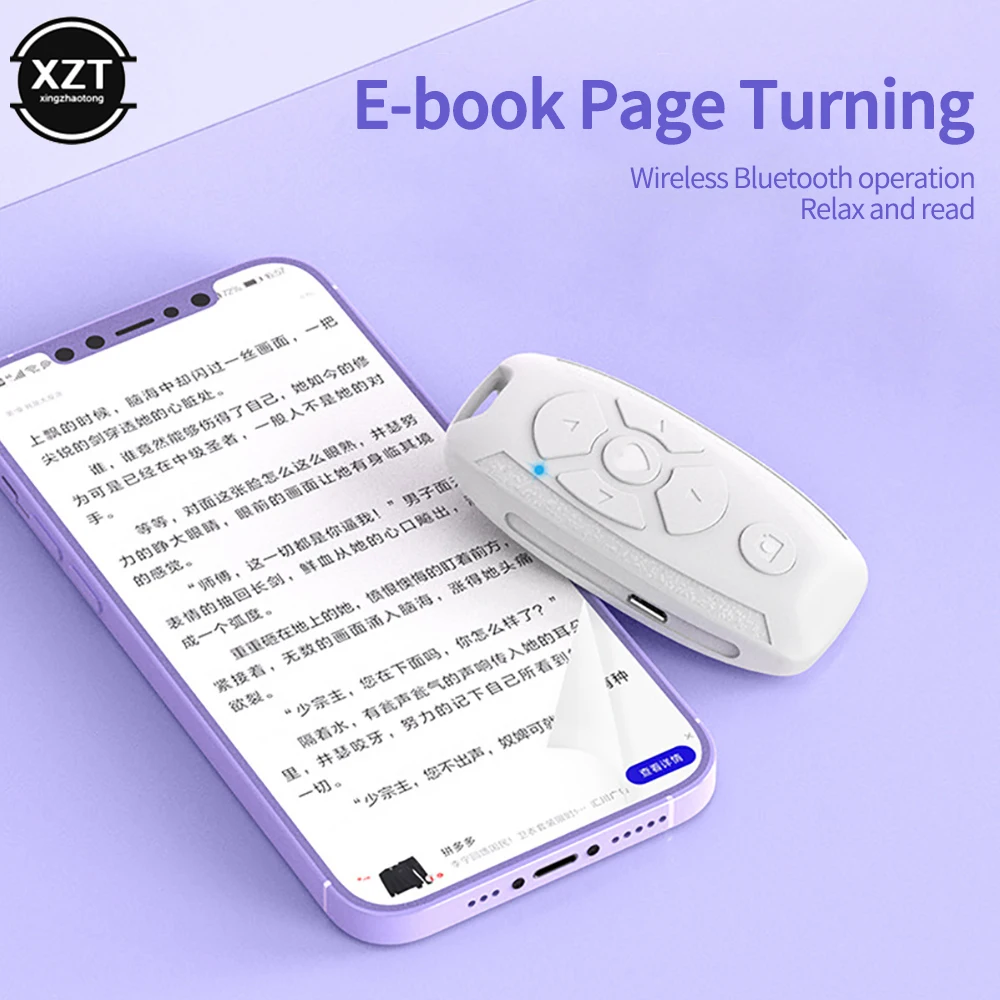Universal Mobile Phone Selfie Camera Shutter Bluetooth-compatible Remote Control Button Buit-in Battery Rechargeable Controller - Image 3