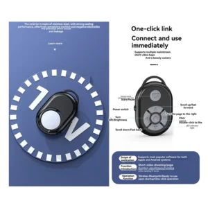 A32T-Compact Bluetooth Remote Control For Selfies Mobile Phone Camera Shutter Wireless Controller