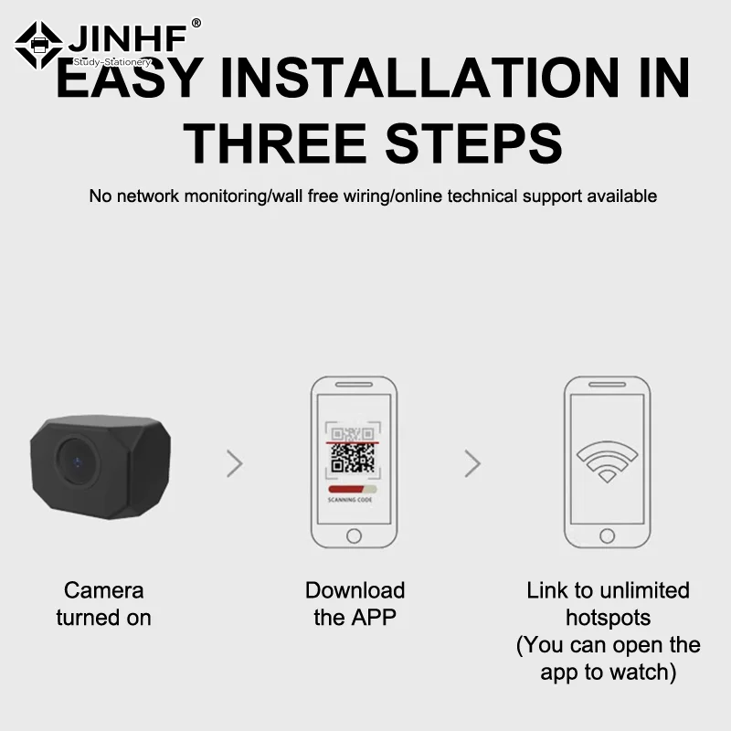 4K HD Mini Camera WiFi IP APP Remote Monitoring Lightweight Portable Camcorder Smart Home Surveillance Security Camera - Image 6