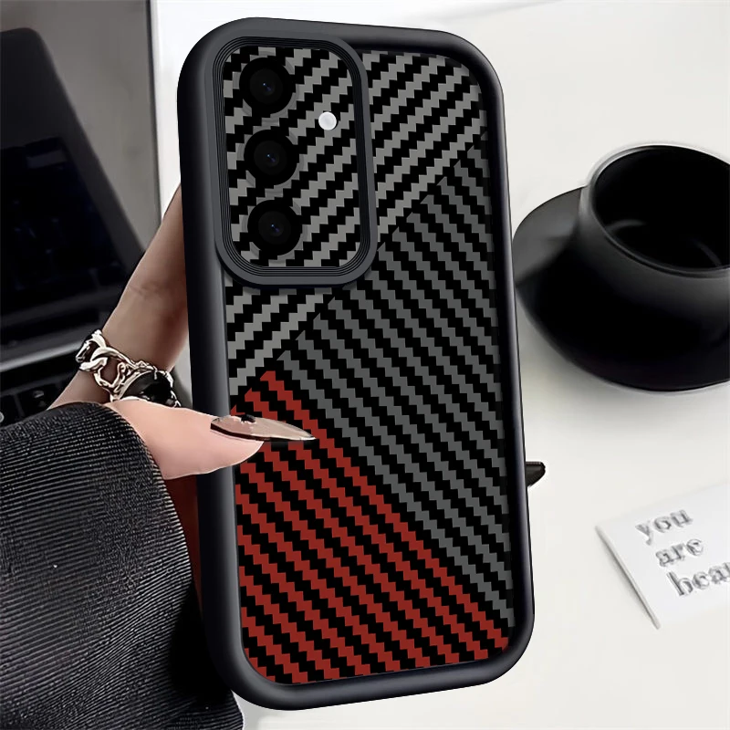 Striped Pattern Soft Phone Case For Samsung Galaxy A57 A37 A36 A56 A26 A17 A16 A55 A15 A14 A54 A35 5G Shockproof TPU Back Cover - Image 4