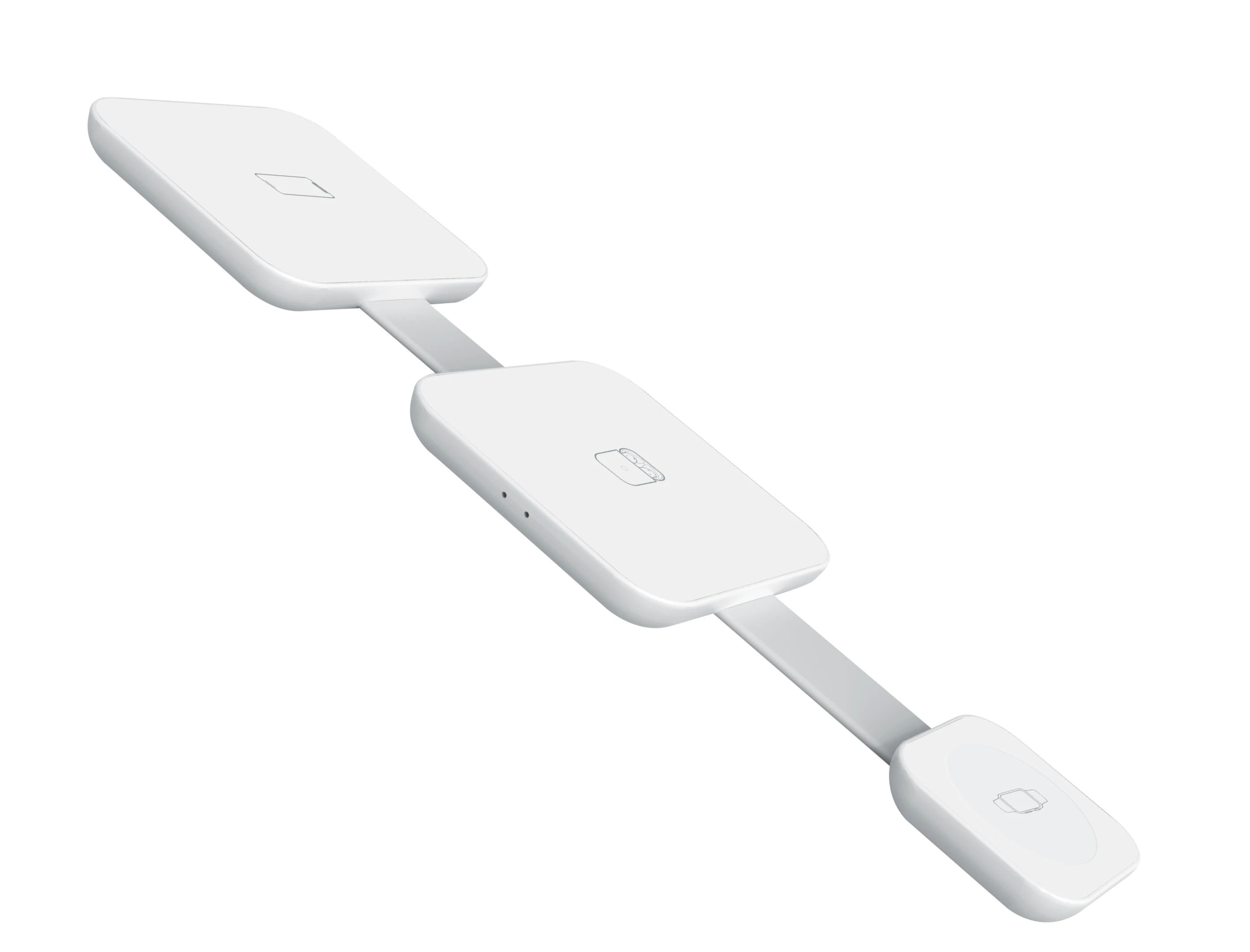 3 In 1 Wireless Charger Stand Mobile phone Holder For iPhone 17 16 15 14 13 Pro Max iWatch AirPods Charging Station - Image 2