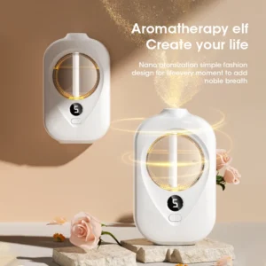 Smart Automatic Wall Mounted Essential Oil Diffuser Aromatherapy Humidifier Air Deodorizer for Bathroom