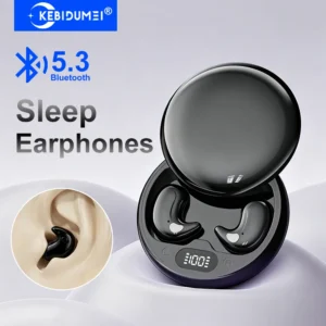 KEBIDUMEI Sleep Earphones Bluetooth 5.3 Headphones In-ear Mini Wireless Headsets HiFi Stereo Noise Reduction TWS Gaming Earbuds