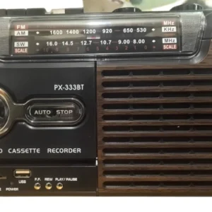 Retro Portable Cassette Player & Recorder | with AM/FM/SW Radio & Bluetooth Speaker | High-Quality Walkman Style Music