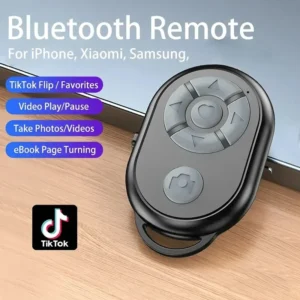 Bluetooth Wireless Controller, Mobile Selfie Remote Control for iPhone, Xiaomi, Redmi, Samsung, Tiktok, Remote Control Un