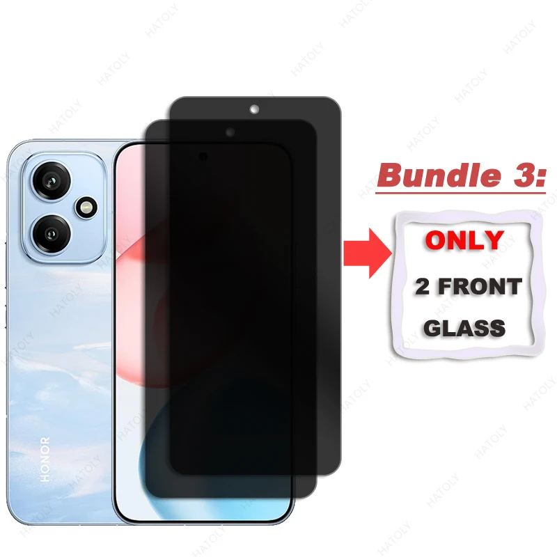 Privacy Screen Protector For Honor 400 China Glass For Honor 400 5G China Anti-spy Glass Camera Lens Protector Anti Glare Glass - Image 3