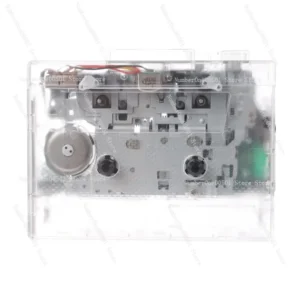 Retro Bluetooth Cassette Player with FM Radio Auto Reverse HiFi Transparent Walkman Vintage Style​