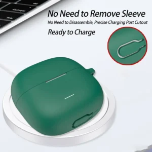 Silicone Protective Case for REDMI Buds 8 Lite Earphones, Shockproof Cover for Wireless Charging Compatible 1PCS E1Q9