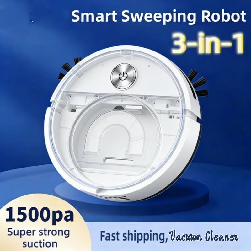 2026 3-in-1 Efficient Cleaning Scanning Suction Dragging Integrated Dust Box Can Removal USB Rechargeable Fully Automatic Robot - Image 2