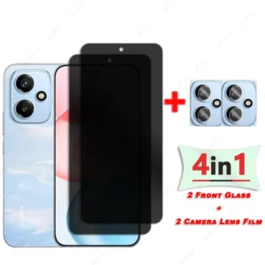 Privacy Screen Protector For Honor 400 China Glass For Honor 400 5G China Anti-spy Glass Camera Lens Protector Anti Glare Glass