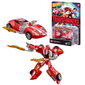 Hasbro Transforming Toy Twin Mill Red Version Transforming Robot Toy Collection Gift