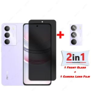 Privacy Screen Protector For Realme Narzo 80 Lite Glass For Realme C75 Anti Glare Camera Protector Anti-spy Glass For Realme C73