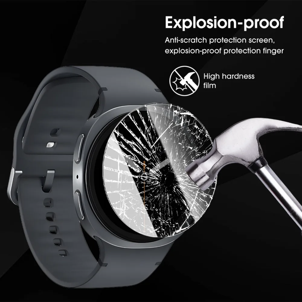 1-5pcs Tempered Glass Easy Installation Anti-spy Film for Samsung Galaxy Watch 8 40 44mm Classic 46mm Ultra2025 Screen Protector - Image 5
