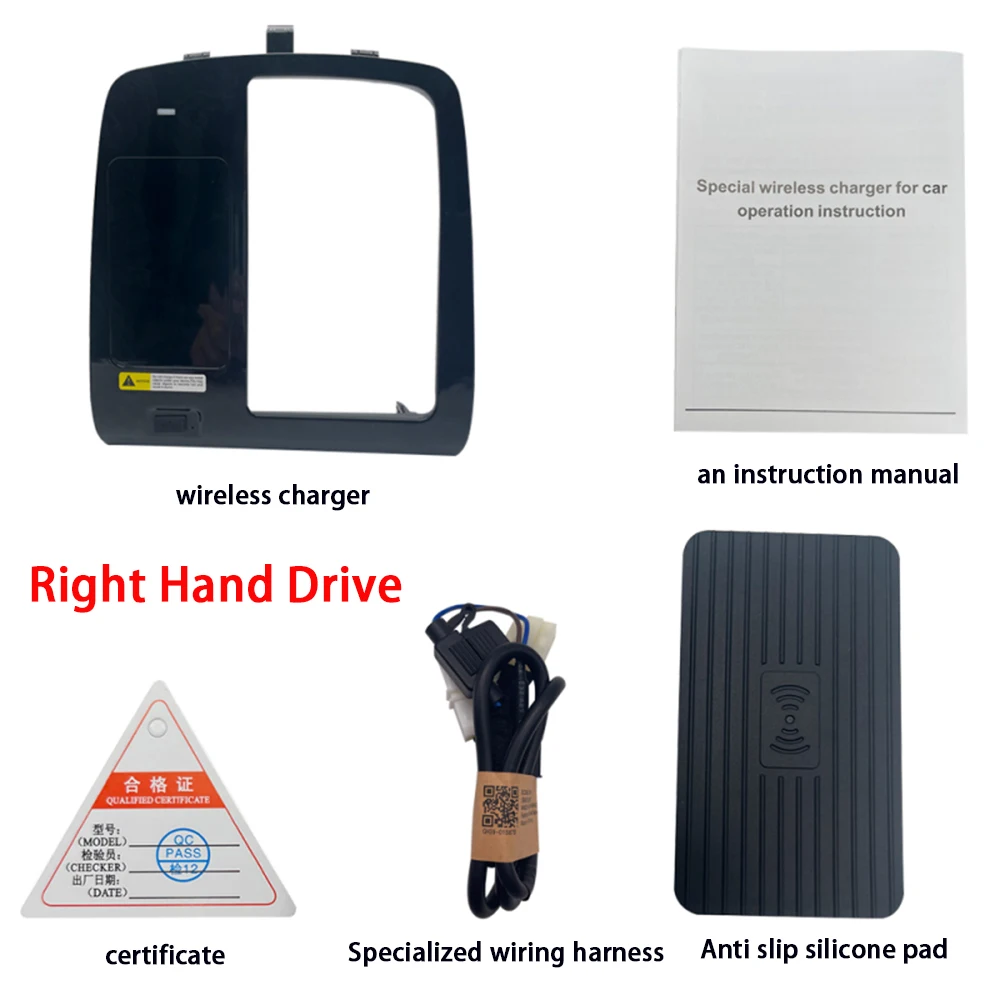 for Toyota Alphard Vellfire AH30 2015–2023 Center Console Storage Wireless Mobile Phone Charger 18W iPhone Magsafe Fast Charging - Image 6