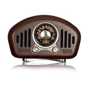 【RECOMENDAR】Retro Bluetooth 5.1 Speaker AM FM Classic Style Radio Strong Bass Enhancement Volume TF Card & MP3 Player
