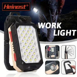 1000LM COB Work Light, Portable USB Rechargeable LED Flashlight, Magnetic Waterproof Camping Lantern Powerful LED Flashlight