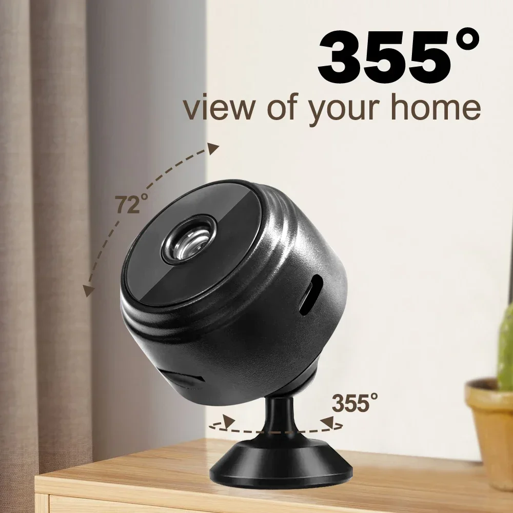 Wifi Mini Camera 1080P HD Wireless Security Surveillance with Night Vision Remote Monitoring for Smart Home Mini DV Cam - Image 5