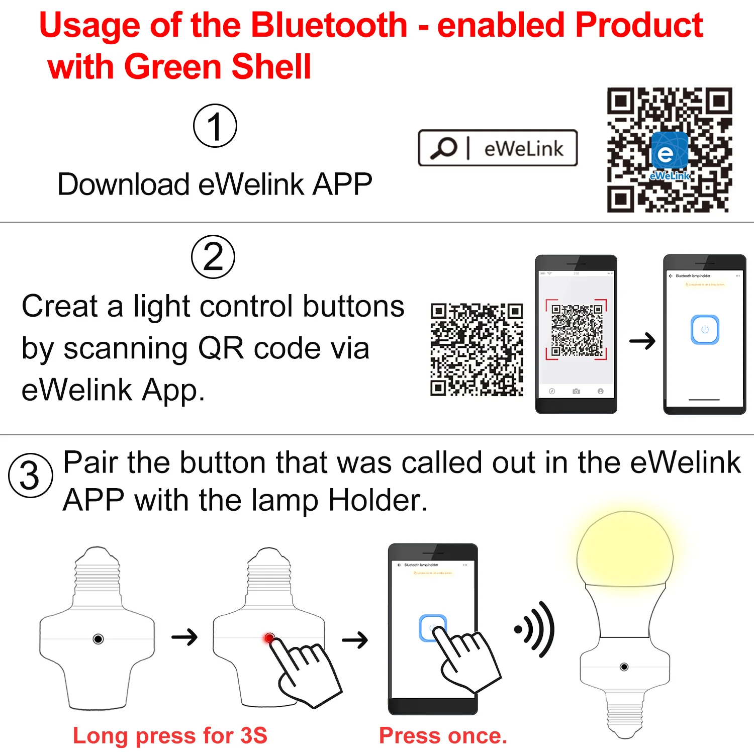 QIACHIP Wifi E27 Smart Lamp Holder LED Light Bulbs Adapter ZigBee Light Socket eWelink Voice Control Alexa Google Home - Image 2