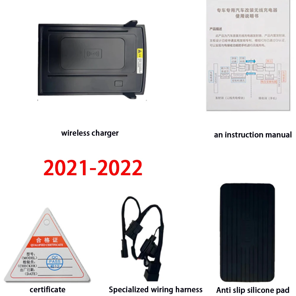 for Honda Accord 10 Mk10 CV1 CV2 CV3 2018-2022 Center Console Storage Wireless Mobile Phone Charger QI 18W Magsafe Fast Charging - Image 5