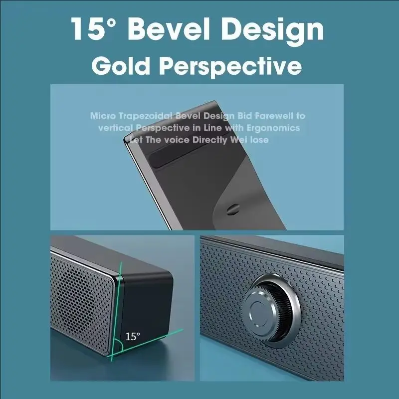 PC Soundbar Wired and Bluetooth Speaker USB Powered Soundbar for TV Pc Laptop Gaming Home Theater Surround Audio System - Image 6