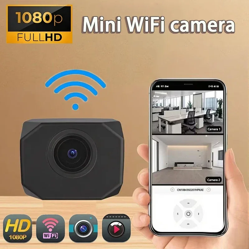 HD Mini Camera 4K 1080P WiFi IP AP Remote Monitoring Lightweight Portable Camcorder Smart Home Surveillance Security Camera - Image 2