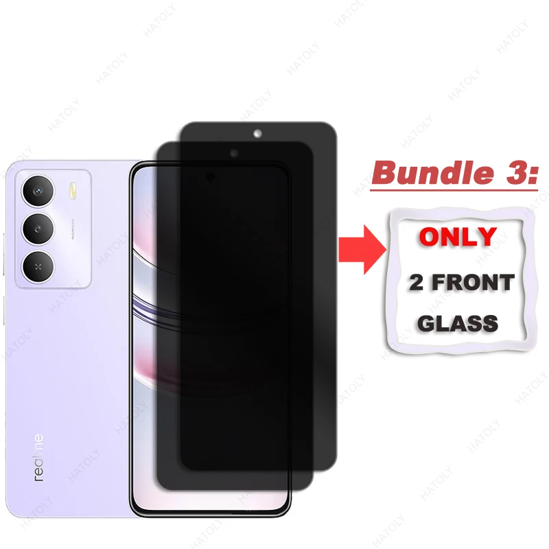 Privacy Screen Protector For Realme Narzo 80 Lite Glass For Realme C75 Anti Glare Camera Protector Anti-spy Glass For Realme C73 - Image 3