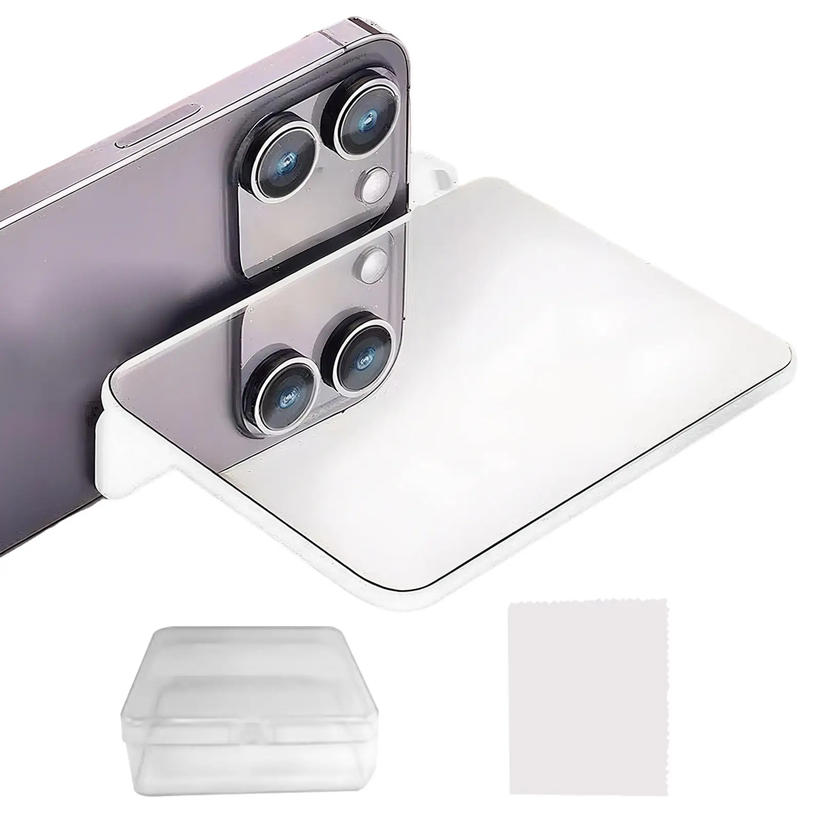 Smartphone Camera Mirror Reflection Clip Kit Phone Camera Selfie Reflection Mirror Effect Lens Smartphone Photo & Video Kits - Image 2