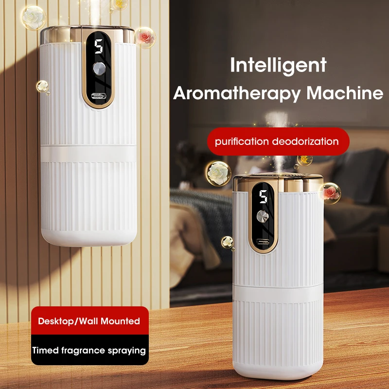 USB Smart Perfume Humidifier Full-Automatic Essential Oil Diffuser 5-Gear Aromatherapy Machine for Home and Car Deodorization - Image 2