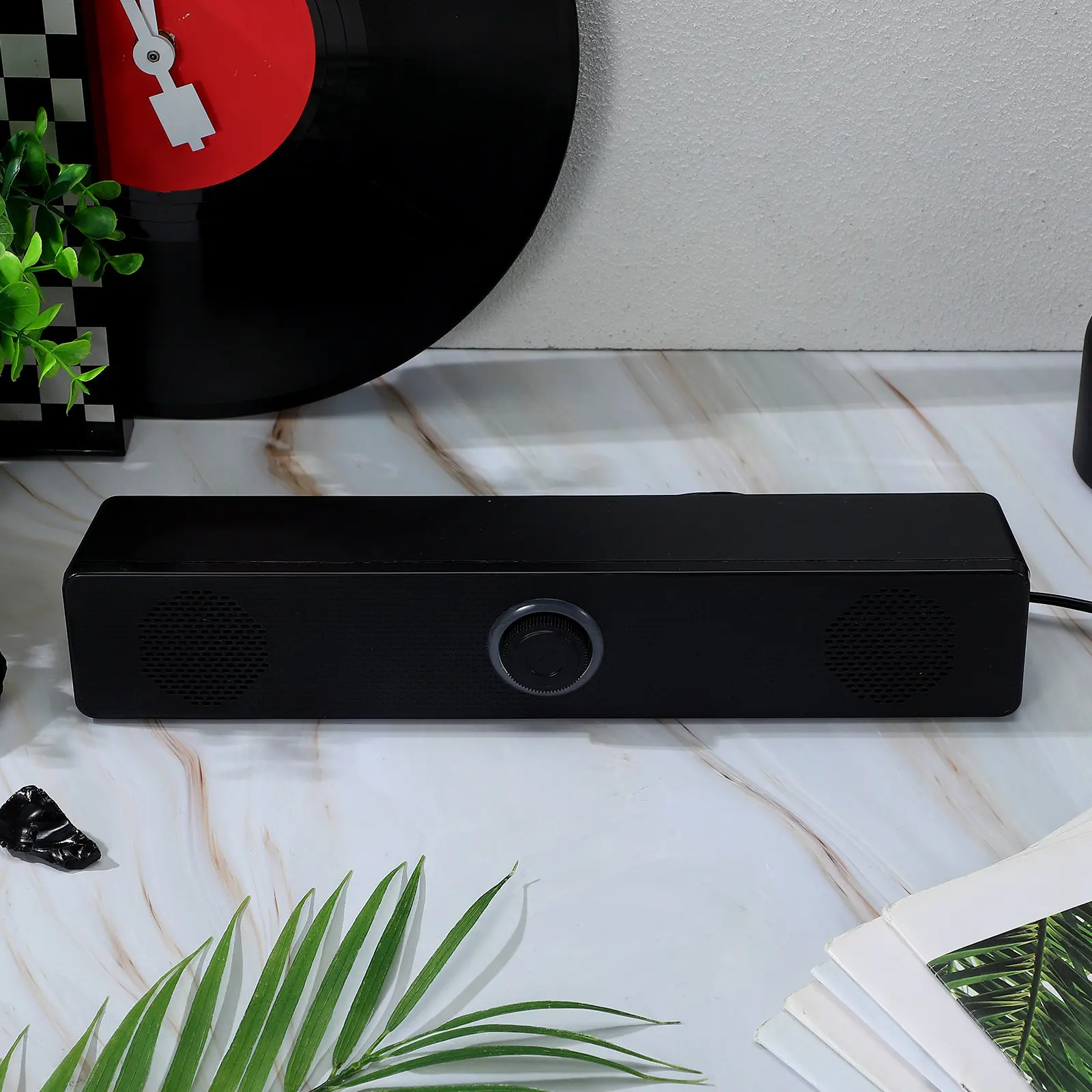 Sound Bar Home Soundbar Compact Portable Stereo Soundbar Speaker System for Computer Tablet TV Desktop Use Sound Bar - Image 4