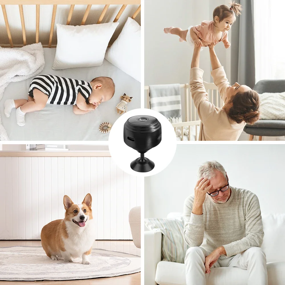 Wifi Mini Camera 1080P HD Wireless Security Surveillance with Night Vision Remote Monitoring for Smart Home Mini DV Cam - Image 6