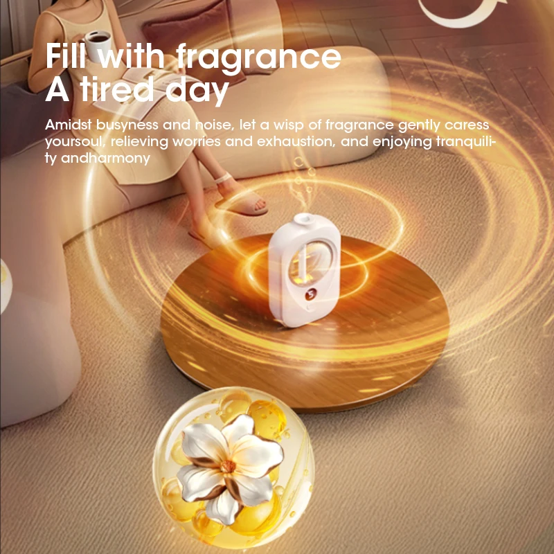 Smart Automatic Wall Mounted Essential Oil Diffuser Aromatherapy Humidifier Air Deodorizer for Bathroom - Image 4