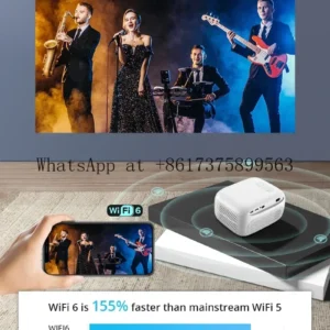 HY700 L009AQ 3D 4K Portable Micro Projector With Touch Screen
