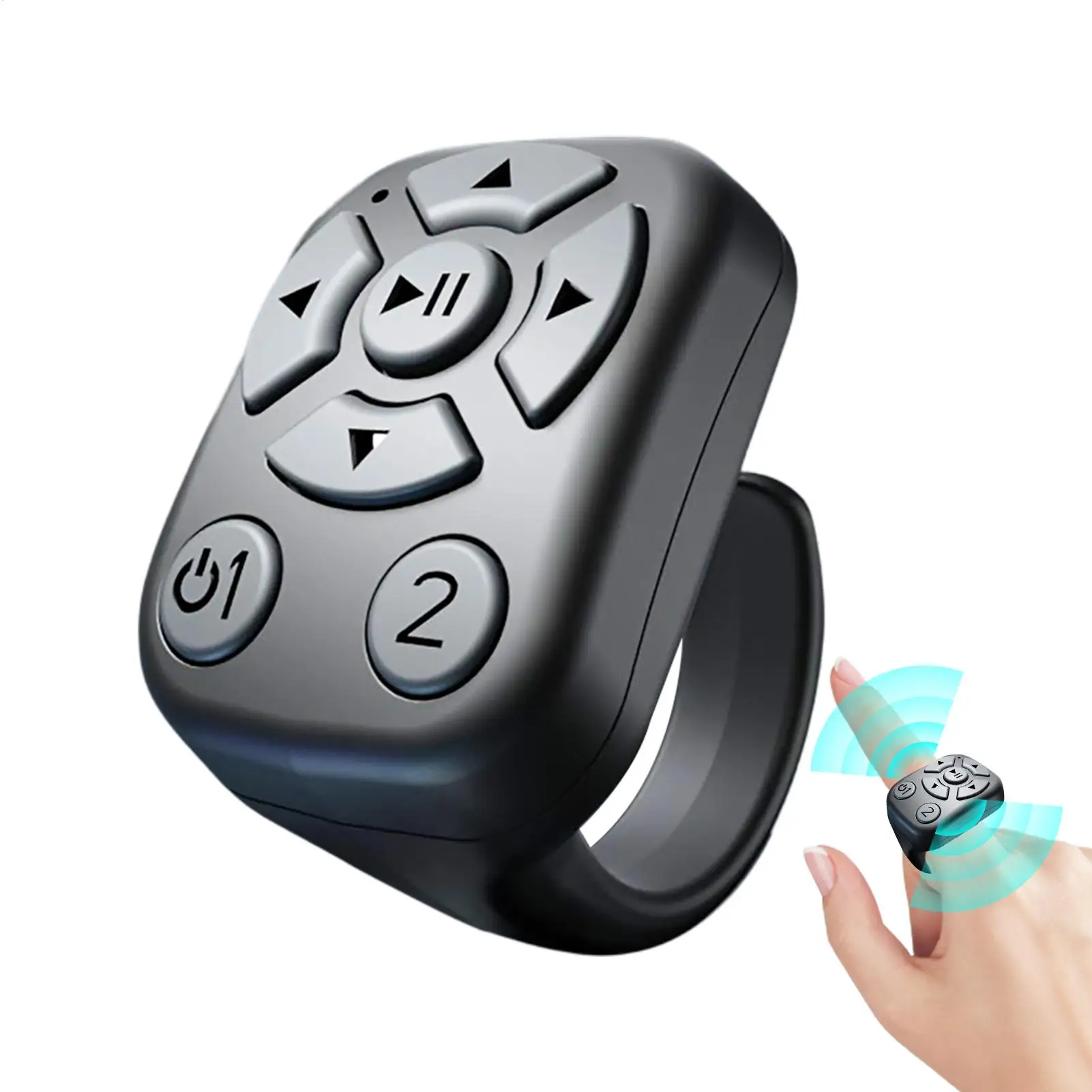 Wireless Fingertip Remote Control Ring Blue Tooth Scroller Page Turner Clicker For Phone Selfie Button Mobiles Controller
