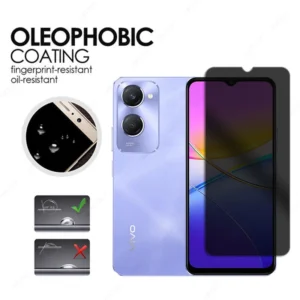 Privacy Screen Protector For vivo Y37 5G For Vivo Y37m V2357EA Camera ProtectorFor vivo T3 Lite Anti-spy Glass For vivo Y28s
